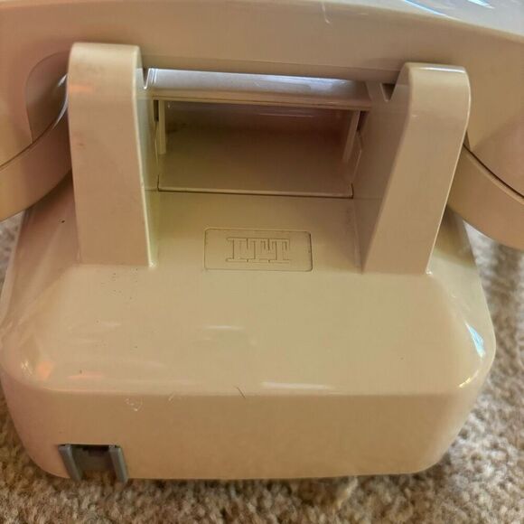 ITT Vintage Beige Touch Tone Phone *Works* - Picture 8 of 10